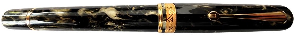 Molteni M66 A3 Gold Trim Bespoke Ltd Ed Fountain Pen Jowo Steel or 14K Nib